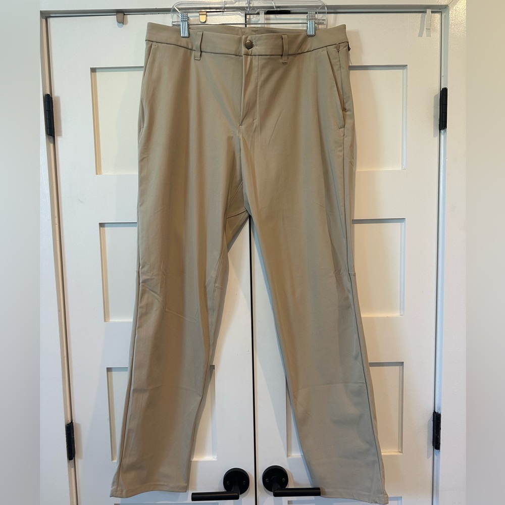 Lululemon Athletica Tan Commission Classic Pant with Relaxed Fit